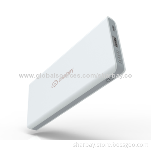 10,000mAh Power banks for tablet PC, phones, with lithium polymer battery, FCC, RoHS & CE marks